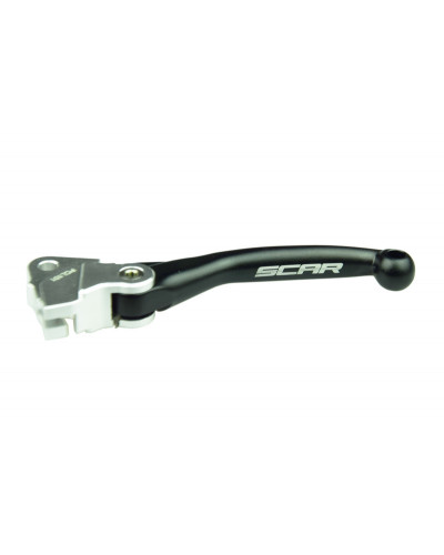 Kit Levier Embrayage et Frein Moto SCAR Levier d'embrayage retournable SCAR Flex noir Yamaha YZ250F/450F