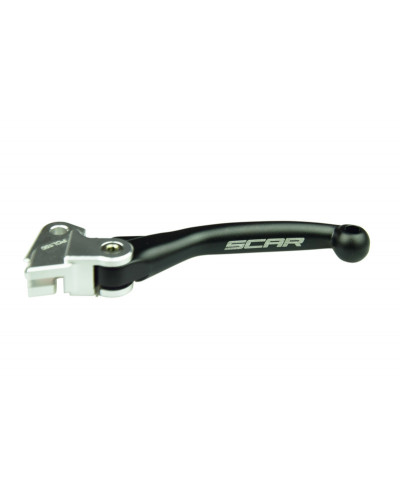 Kit Levier Embrayage et Frein Moto SCAR Levier d'embrayage retournable SCAR Flex noir