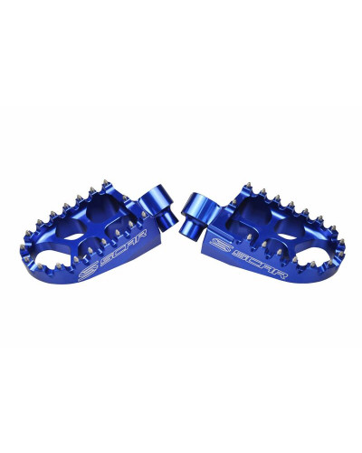 Repose Pieds Moto SCAR Repose-pieds SCAR Evo bleu