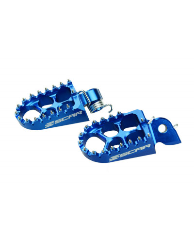 Repose Pieds Moto SCAR Repose-pieds SCAR Evo bleu