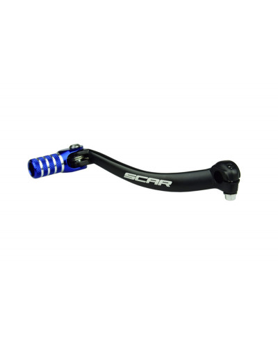 Selecteur Moto SCAR Sélecteur de vitesse SCAR noir mat/embout bleu Yamaha YZ250F