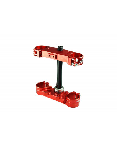 Tés de fourches SCAR TRIPLE CLAMPS GGAS 21-23 RED Tés de fourches SCAR TRIPLE CLAMPS GGAS 21-23 RED
