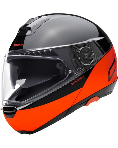 Casque Modulable Moto SCHUBERTH C4 pro Swipe orange