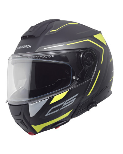 Casque Modulable Moto SCHUBERTH C5 Oméga jaune Casque Modulable Moto SCHUBERTH C5 Oméga jaune