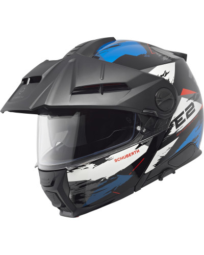 Casque Modulable Moto SCHUBERTH E2 Trail bleu Casque Modulable Moto SCHUBERTH E2 Trail bleu