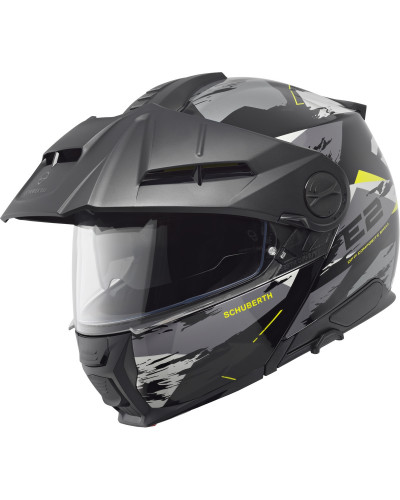 Casque Modulable Moto SCHUBERTH E2 Trail jaune Casque Modulable Moto SCHUBERTH E2 Trail jaune