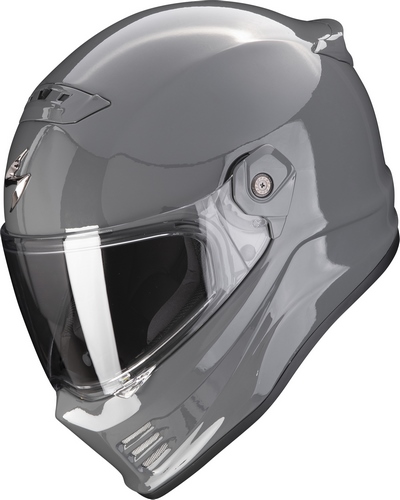 Casque Integral Moto SCORPION EXO Cover FX Solid gris nardo