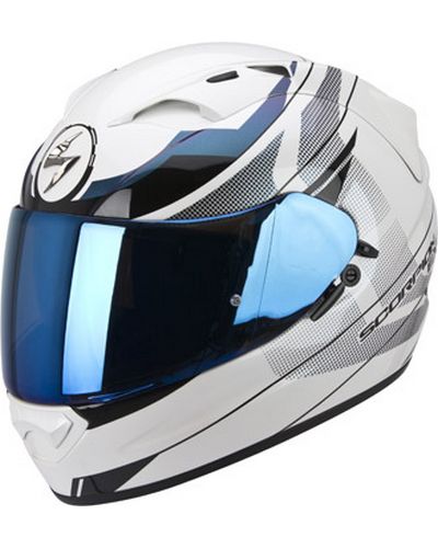 Casque Intégral Moto SCORPION EXO Exo 1200 air Fulmen blanc