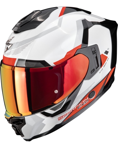 Casque Integral Moto SCORPION EXO Exo-1500 air Arena blanc-rouge