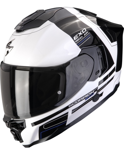 Casque Integral Moto SCORPION EXO Exo-1500 air Dual blanc-bleu