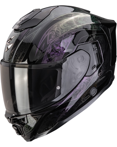 Casque Integral Moto SCORPION EXO Exo-1500 air Fantasy noir-caméléon