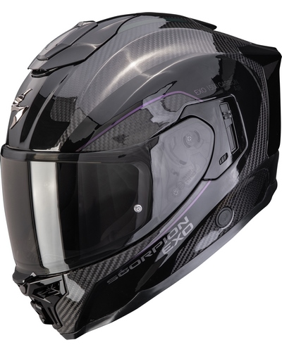 Casque Integral Moto SCORPION EXO Exo-1500 carbon air Mundi noir-caméléon