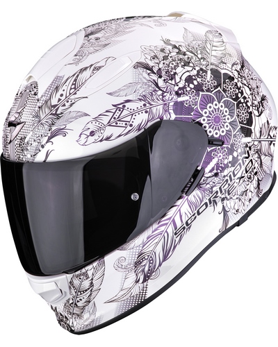 Casque Integral Moto SCORPION EXO EXO-491 Dream blanc-caméléon