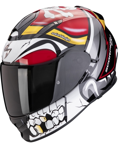 Casque Intégral Moto SCORPION EXO EXO-491 Pirate rouge