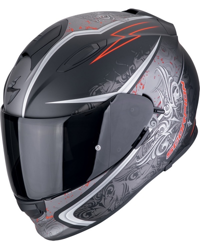 Casque Intégral Moto SCORPION EXO EXO-491 Run noir-rouge