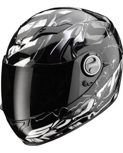 Casque Intégral Moto SCORPION EXO Exo 500 air Oil noir blanc