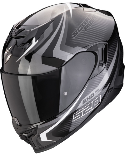 Casque Intégral Moto SCORPION EXO Exo-520 Evo air Terra noir-blanc