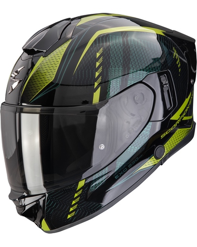 Casque Integral Moto SCORPION EXO Exo-530 air Theras noir-vert