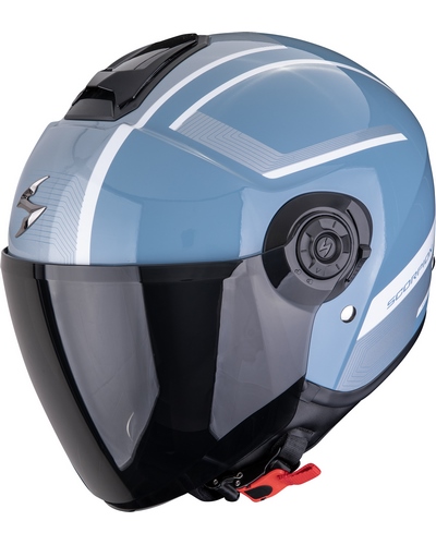 Casque Jet Moto SCORPION EXO Exo-City II Cosmos gris-bleu
