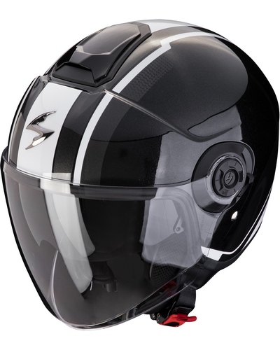 Casque Jet Moto SCORPION EXO Exo-City II Vel noir-blanc