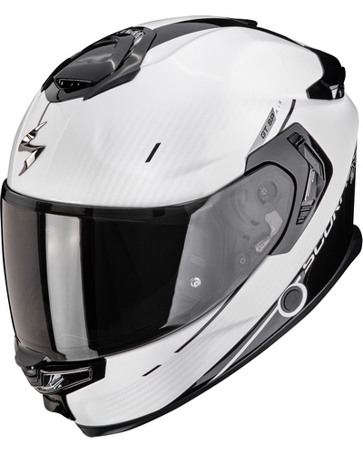 Casque Integral Moto SCORPION EXO Exo-GT SP Air Asphalt blanc-gris