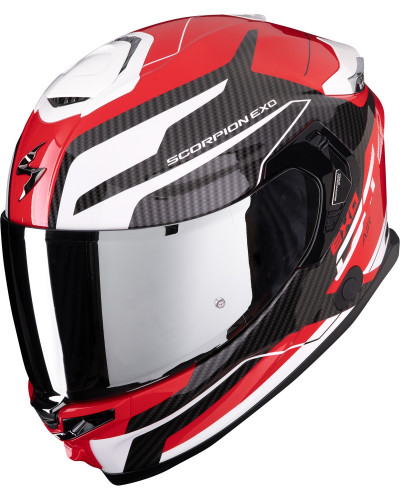 Casque Integral Moto SCORPION EXO Exo-GT SP Air Flex rouge-blanc