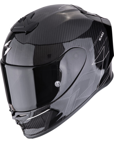 Casque Integral Moto SCORPION EXO EXO-R1 evo C air Cynergy noir-blanc