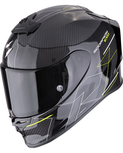 Casque Integral Moto SCORPION EXO EXO-R1 evo C air Cynergy noir-jaune