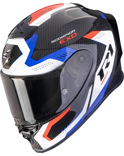 Casque Integral Moto SCORPION EXO EXO-R1 evo C air Propel noir-blanc