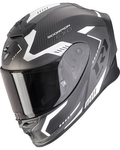 Casque Integral Moto SCORPION EXO EXO-R1 evo C air Propel noir-gris