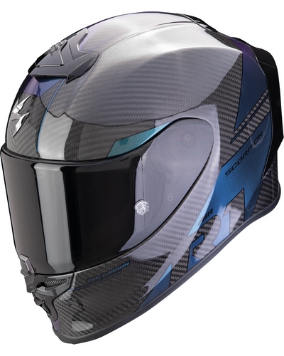 Casque Intégral Moto SCORPION EXO EXO-R1 evo Carbon air Rally noir-caméléon