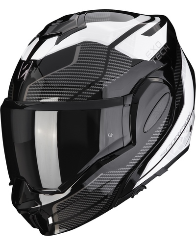 Casque Modulable Moto SCORPION EXO Exo-Tech Evo Animo noir-blanc