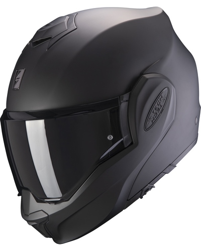 Casque Modulable Moto SCORPION EXO Exo-Tech Evo Solid noir mat