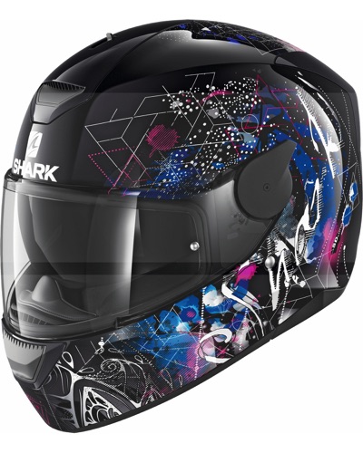 Casque Intégral Moto SHARK D-Skwal Anyah noir-bleu