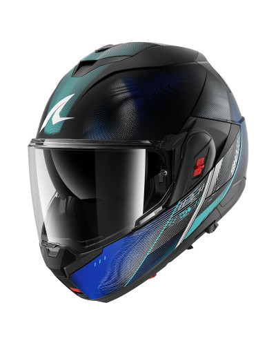 Casque Modulable Moto SHARK OXO Speed-Tech noir-bleu Casque Modulable Moto SHARK OXO Speed-Tech noir-bleu