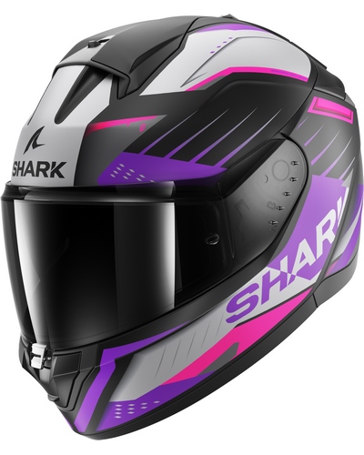 Casque Intégral Moto SHARK Ridill 2 Bersek mat gris-rose