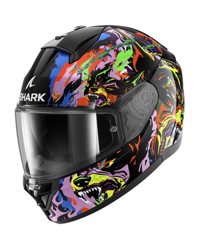 Casque Intégral Moto SHARK Ridill 2 Racing Beast multicolore