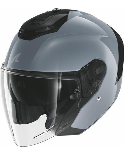 Casque Jet Moto SHARK RS Jet Blank gris nardo