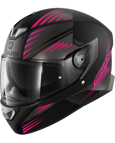 Casque Intégral Moto SHARK Skwal 2.2 Hallder noir-rose