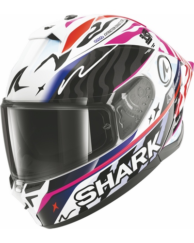 Casque Integral Moto SHARK Skwal Cup Speed-Fancy blanc-orange Casque Integral Moto SHARK Skwal Cup Speed-Fancy blanc-orange