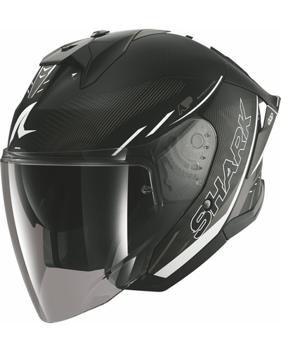 Casque Jet Moto SHARK Skwal Cup Speed-Tech mat noir-blanc