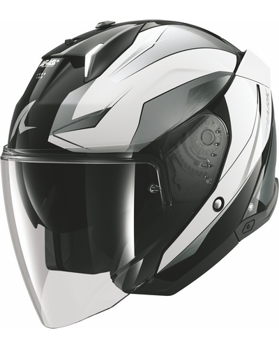 Casque Jet Moto SHARK Skwal i3 jet Mekarium noir-blanc