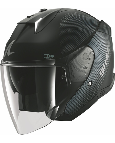 Casque Jet Moto SHARK Skwal i3 jet SP Lyne mat noir-anthracite