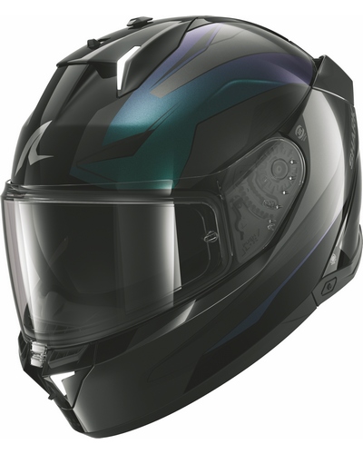 Casque Integral Moto SHARK Skwal i3 LED Mekarium noir-caméléon