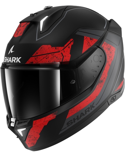 Casque Intégral Moto SHARK Skwal i3 LED Rhad noir-rouge