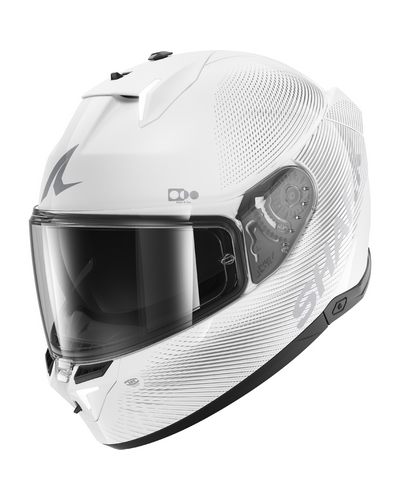 Casque Integral Moto SHARK Skwal i3 LED SP Lyne blanc-gris