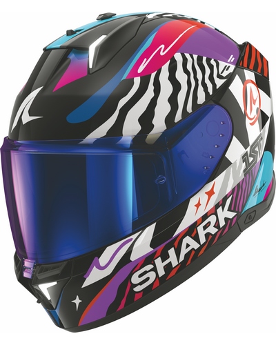 Casque Integral Moto SHARK Skwal i3 LED Speed-Fancy noir-orange Casque Integral Moto SHARK Skwal i3 LED Speed-Fancy noir-orange