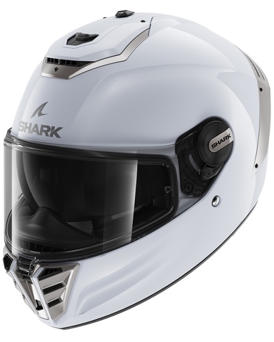 Casque Intégral Moto SHARK Spartan RS Blank blanc gris