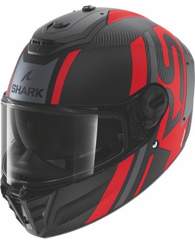 Casque Intégral Moto SHARK Spartan RS Shawn noir-rouge