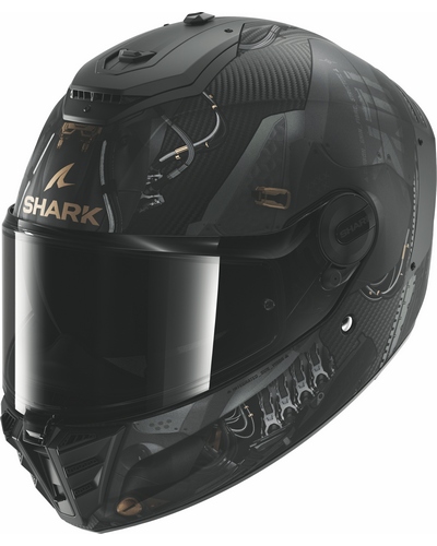 Casque Intégral Moto SHARK Spartan RS Xbot carbon mat noir-gris